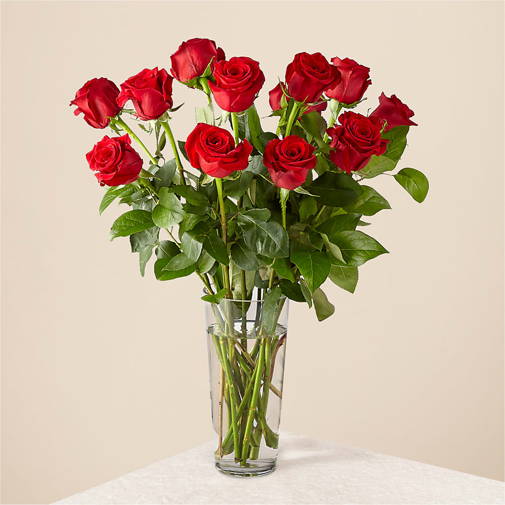 Long Stem Red Rose Bouquet – Bloom Boutique Ny, Lake Grove NY
