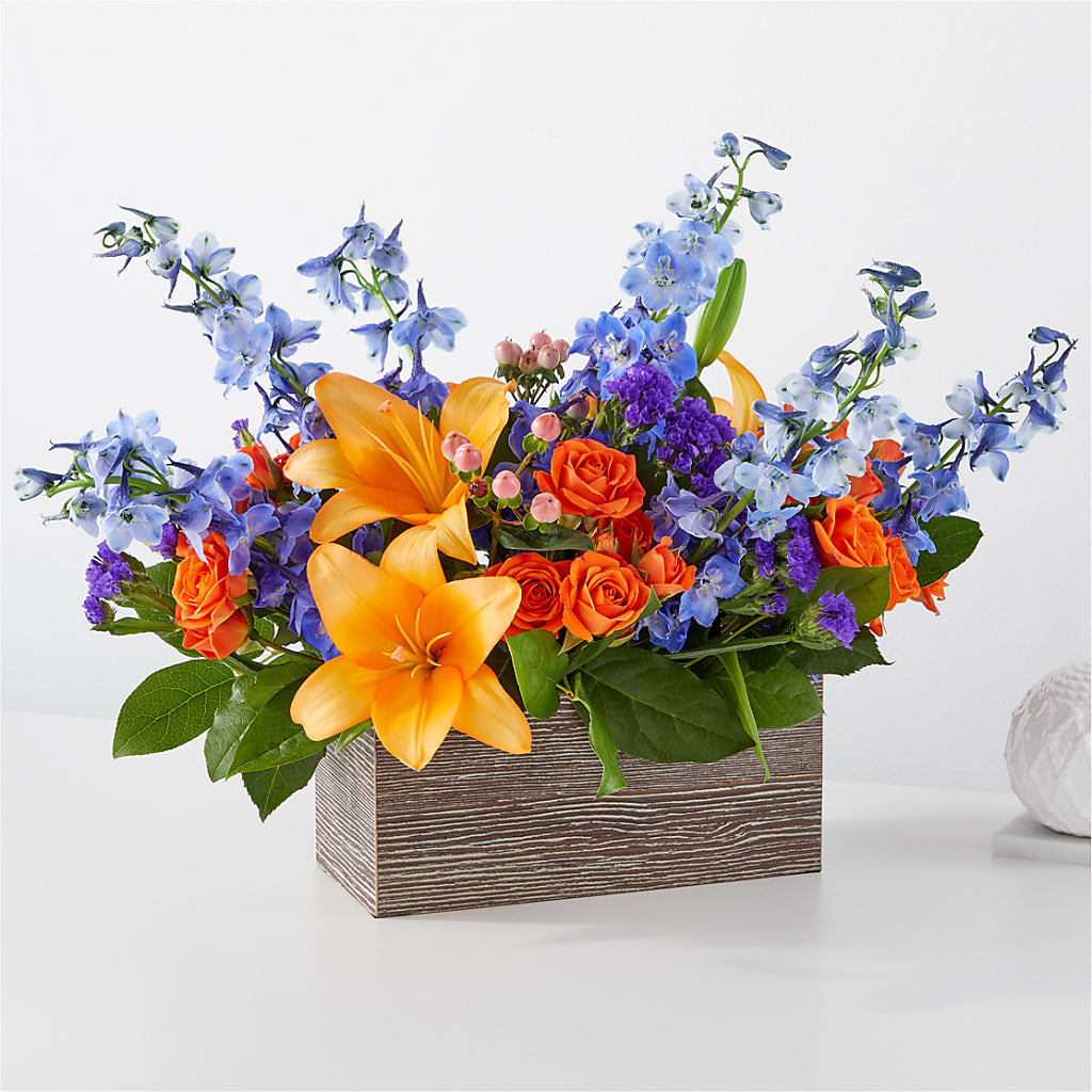 Radiant Citrus Box Bouquet – Bloom Boutique Ny, Lake Grove NY