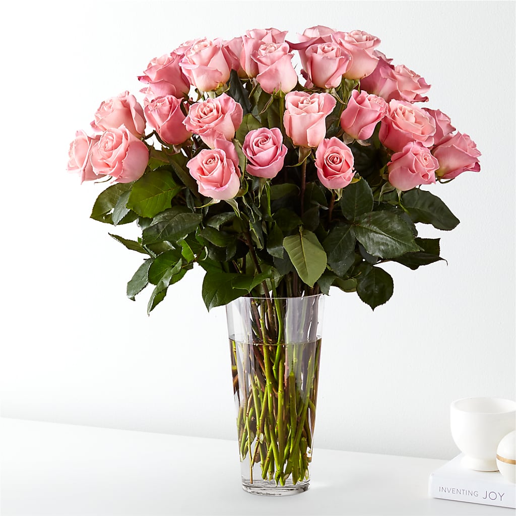 Long Stem Pink Rose Bouquet – Bloom Boutique Ny, Lake Grove NY