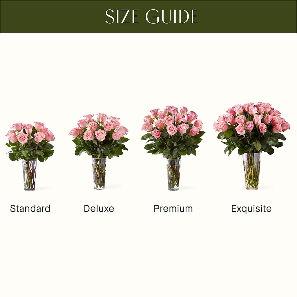 Long Stem Pink Rose Bouquet – Bloom Boutique Ny, Lake Grove NY