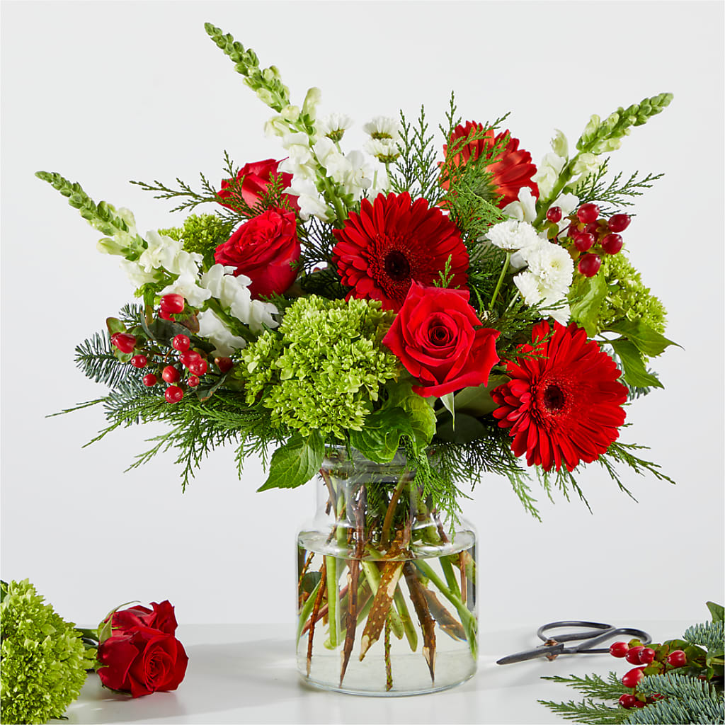 Merry Moment Bouquet – A Florist Original – Bloom Boutique Ny, Lake Grove NY