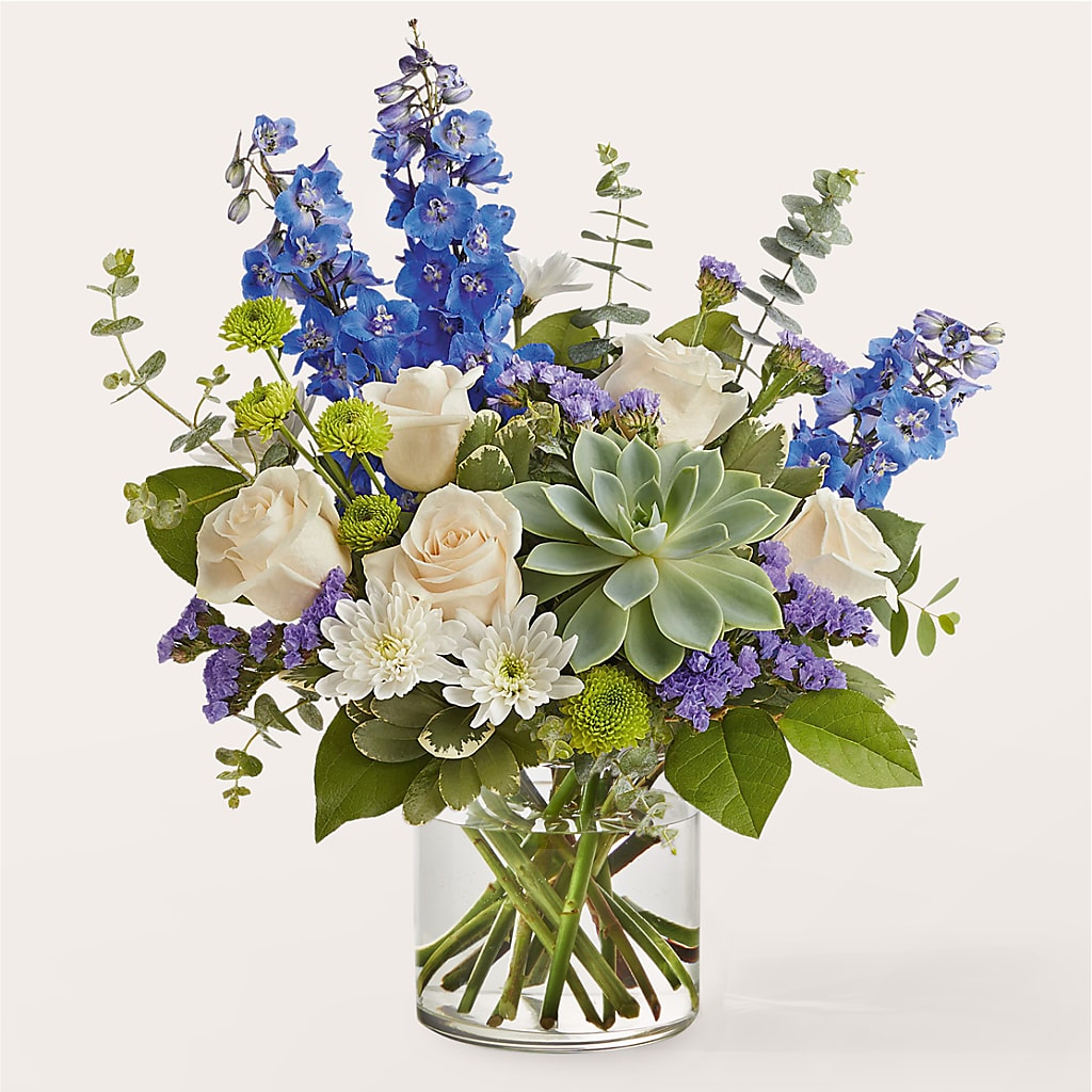 Cerulean Waves Bouquet – Bloom Boutique Ny, Lake Grove NY