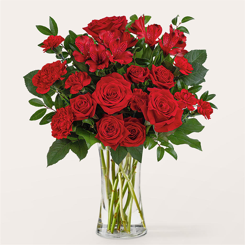 Brilliant Ruby Bouquet – Bloom Boutique Ny, Lake Grove NY