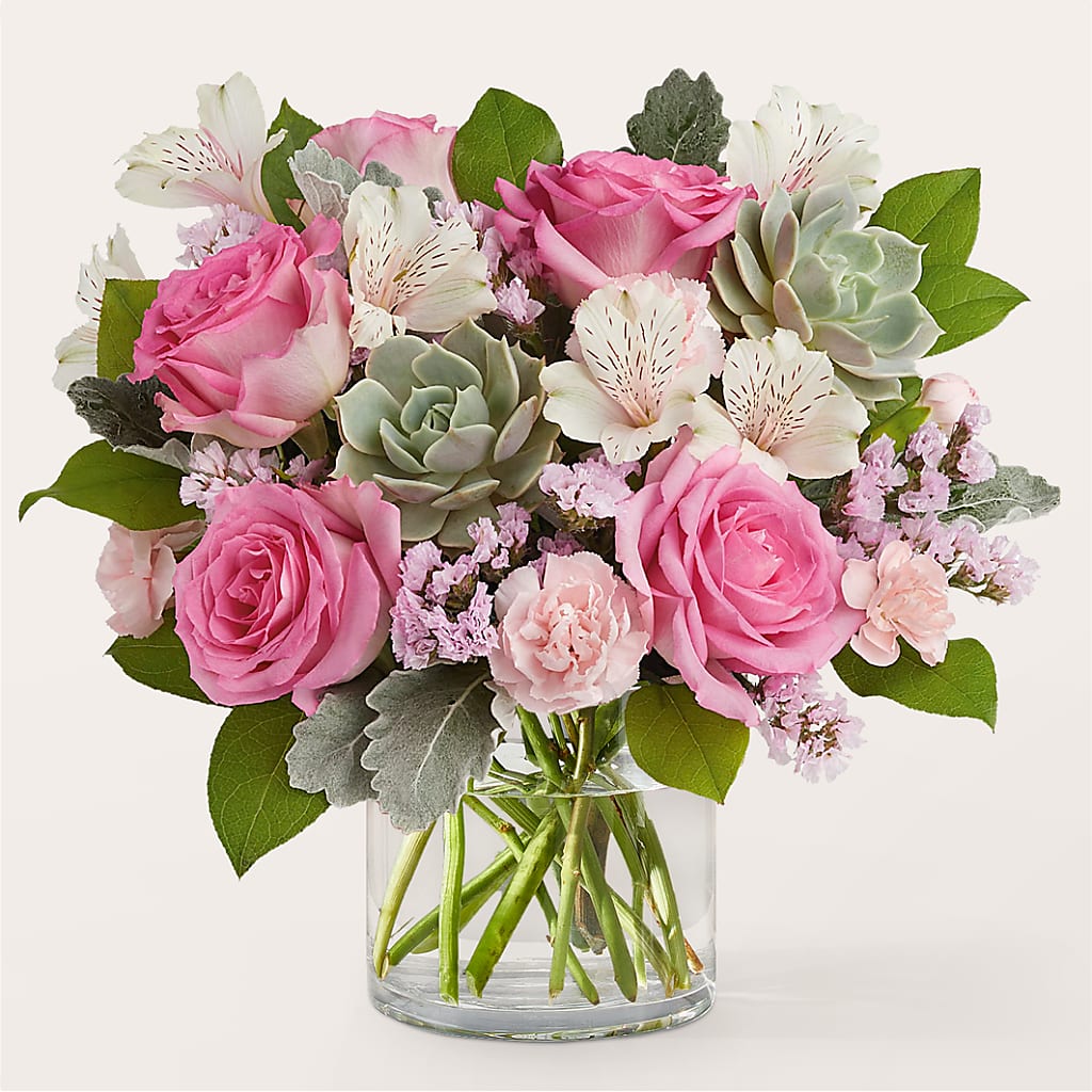 Dusty Rose Bouquet – Bloom Boutique Ny, Lake Grove NY