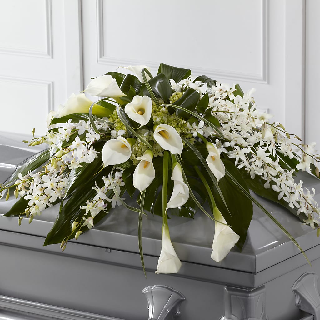 Angel Wings Casket Spray – Bloom Boutique Ny, Lake Grove NY
