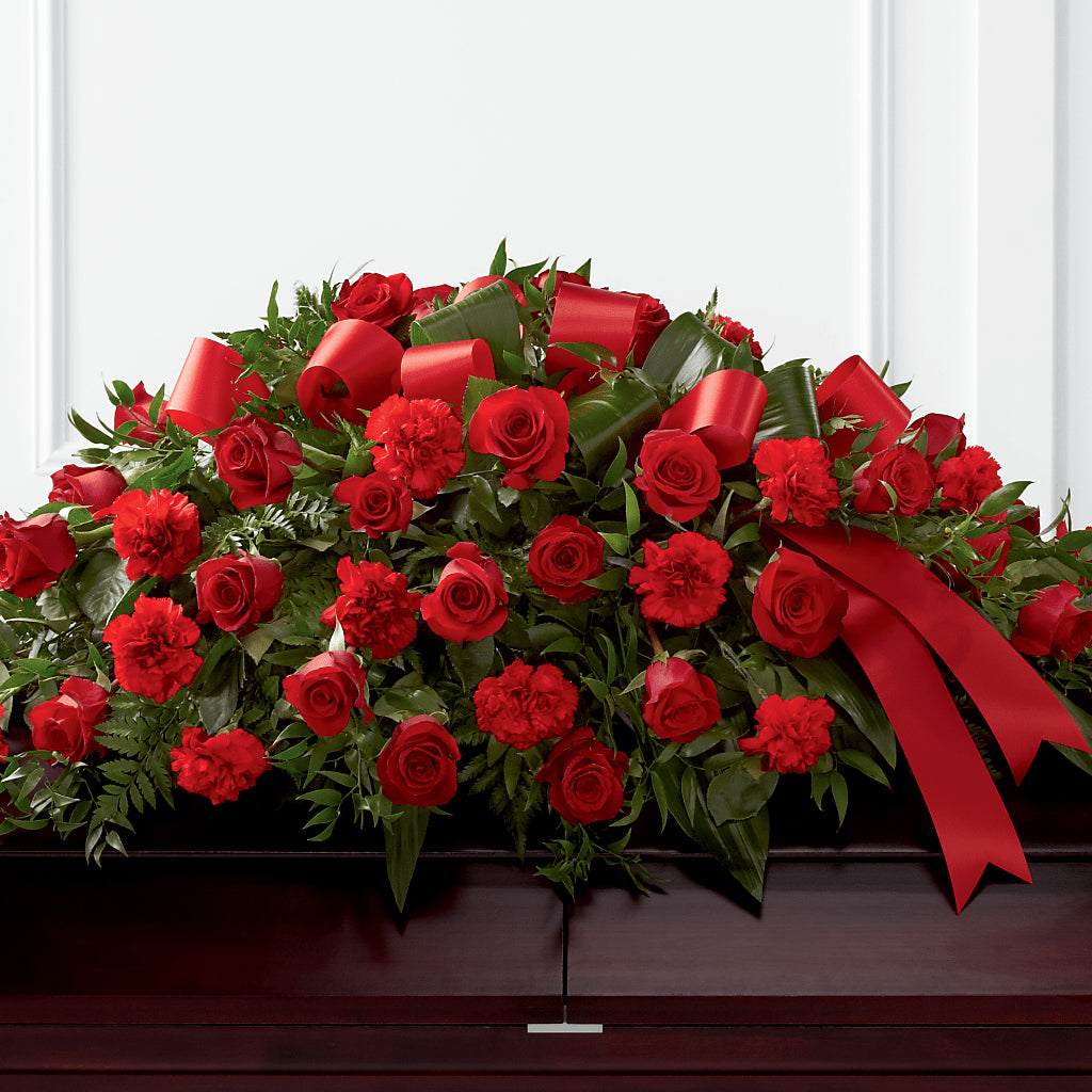Tribute of Life Casket Spray – Bloom Boutique Ny, Lake Grove NY