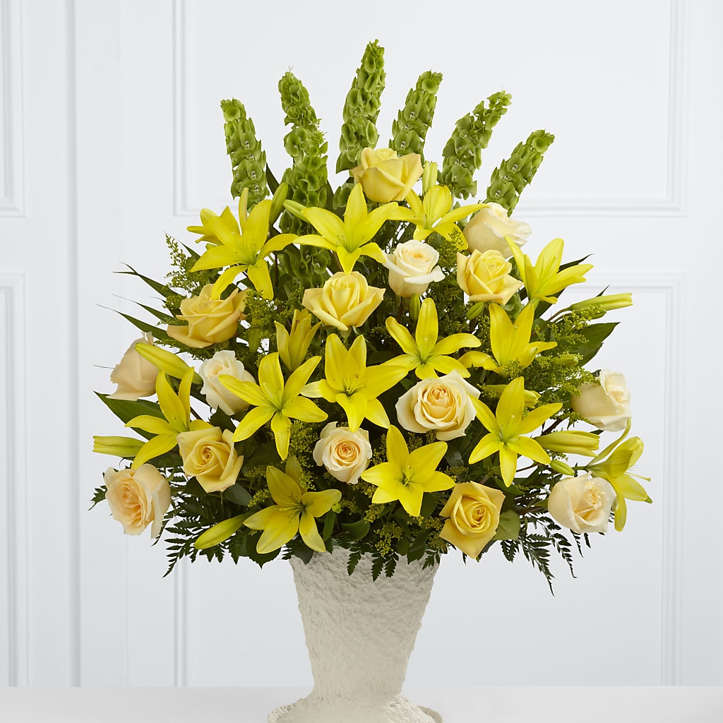 Golden Memories Arrangement – Bloom Boutique Ny, Lake Grove NY