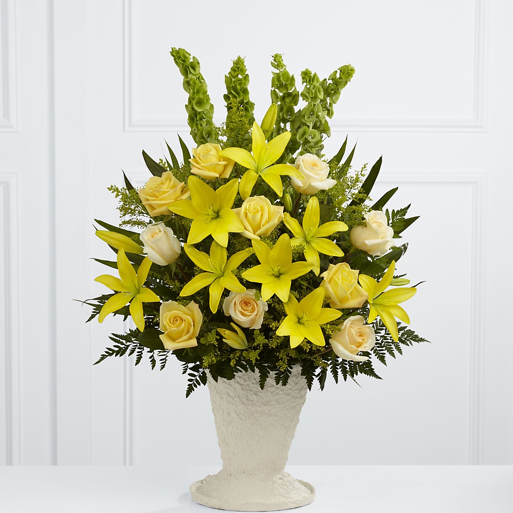 Golden Memories Arrangement – Bloom Boutique Ny, Lake Grove NY