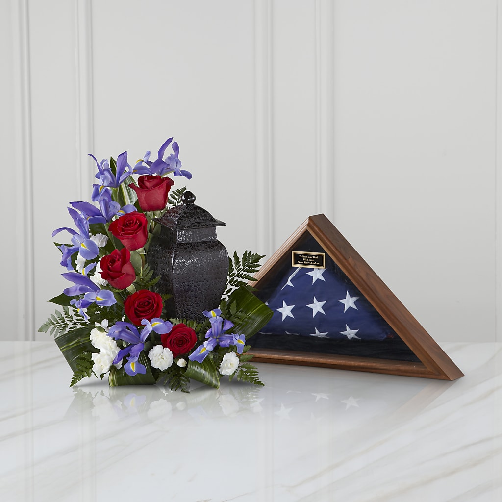 Patriotic Tribute Arrangement – Bloom Boutique Ny, Lake Grove NY