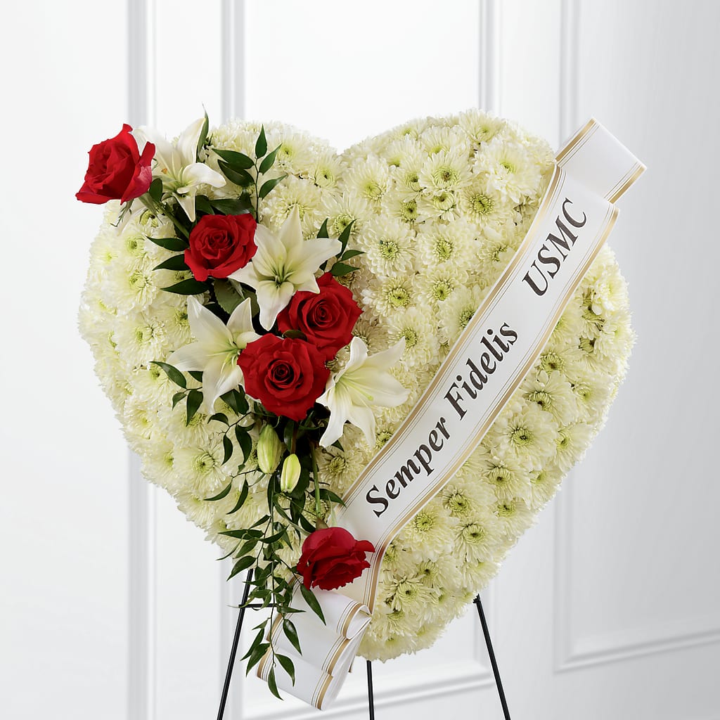 Heartfelt Hero Standing Heart – Bloom Boutique Ny, Lake Grove NY