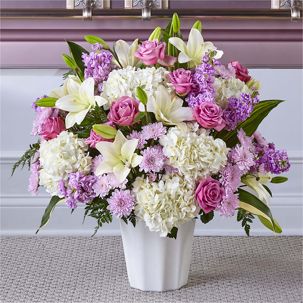 Heaven Sent Floor Basket – Bloom Boutique Ny, Lake Grove NY