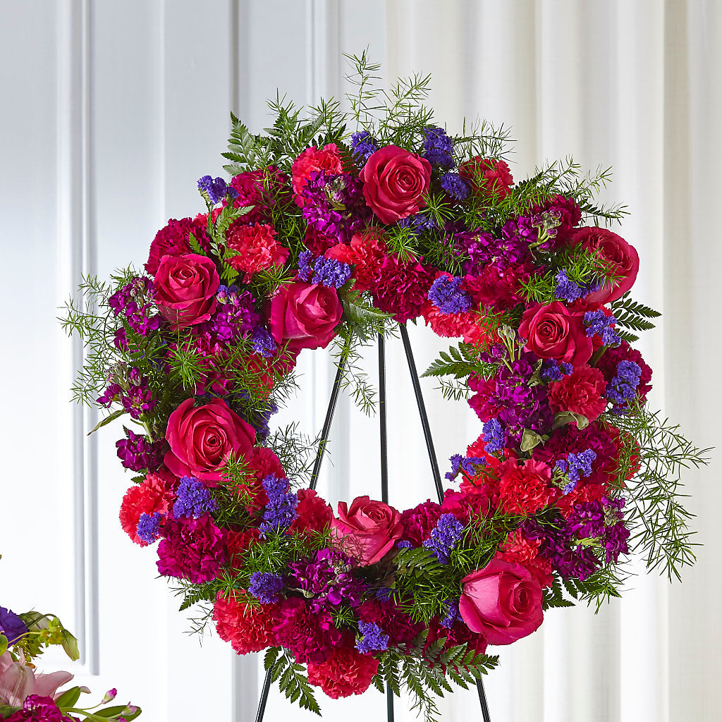 Calming Colors Wreath – Bloom Boutique Ny, Lake Grove NY