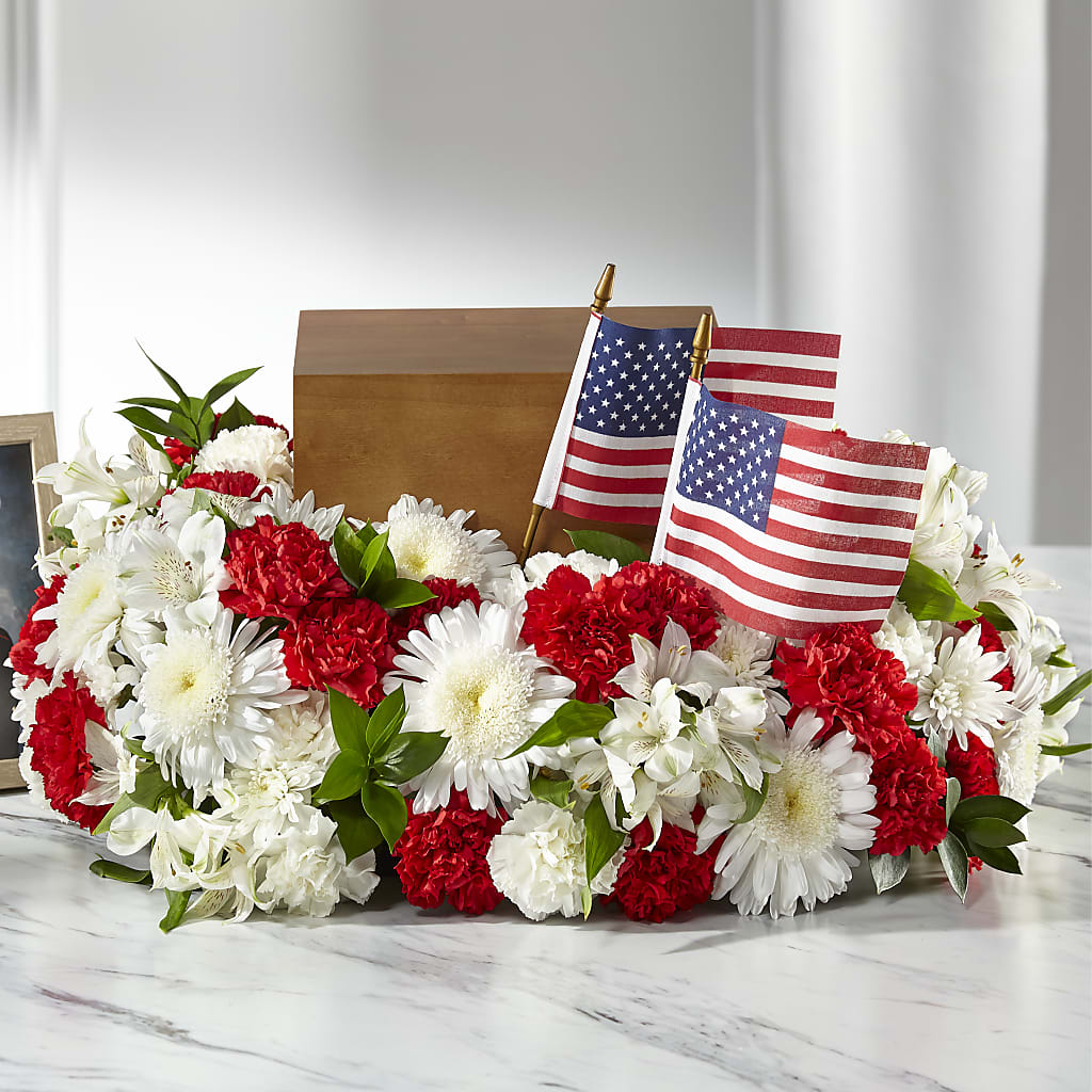 Spirit of Patriotism Cremation Adornment – Bloom Boutique Ny, Lake Grove NY