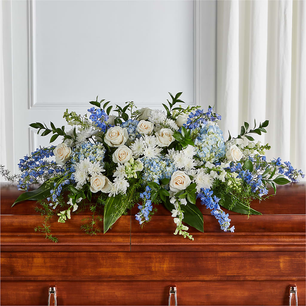Timeless Essence Casket Spray – Bloom Boutique Ny, Lake Grove NY