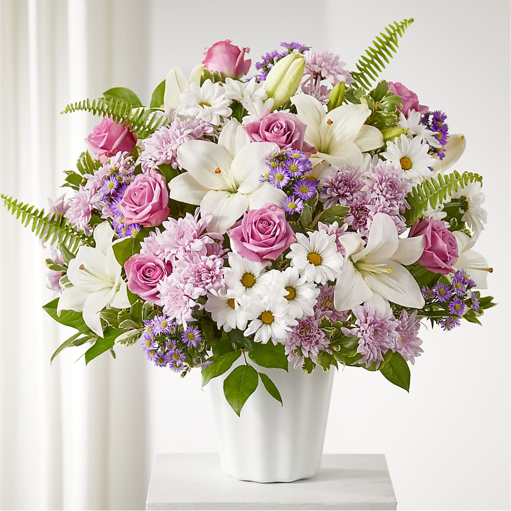 Warmest Thoughts Tabletop Basket – Bloom Boutique Ny, Lake Grove NY