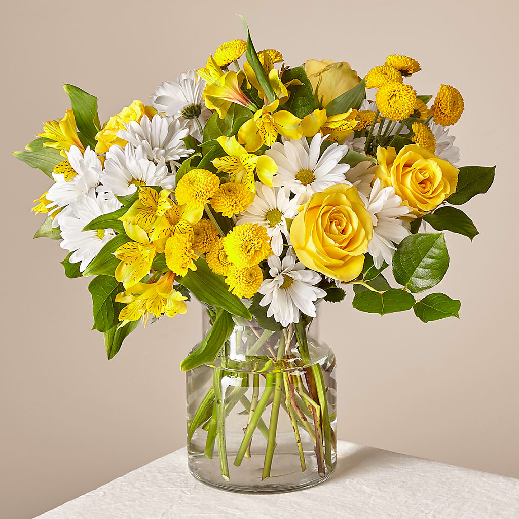 Sunny Sentiments Bouquet – Bloom Boutique Ny, Lake Grove NY