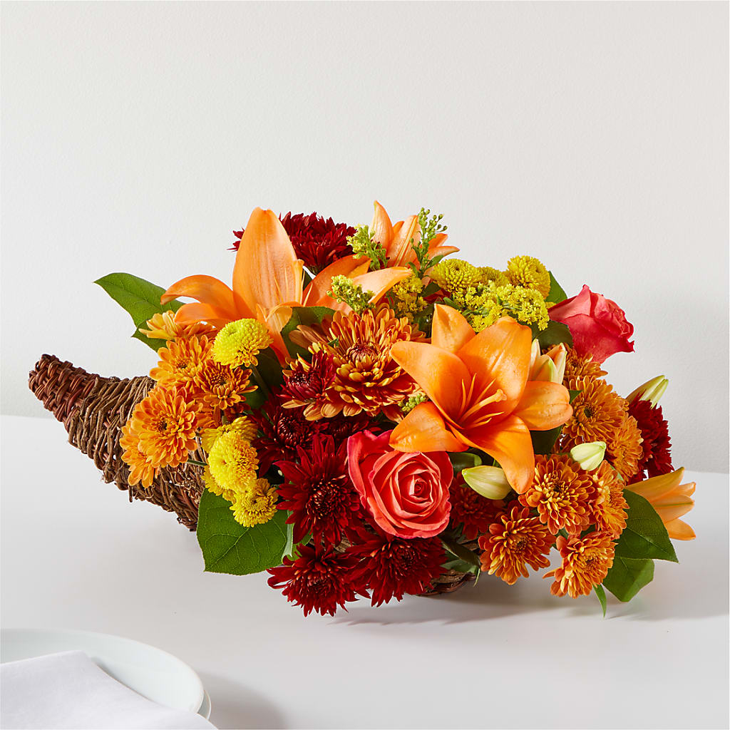 Bouquet of Blessings Cornucopia – Bloom Boutique Ny, Lake Grove NY