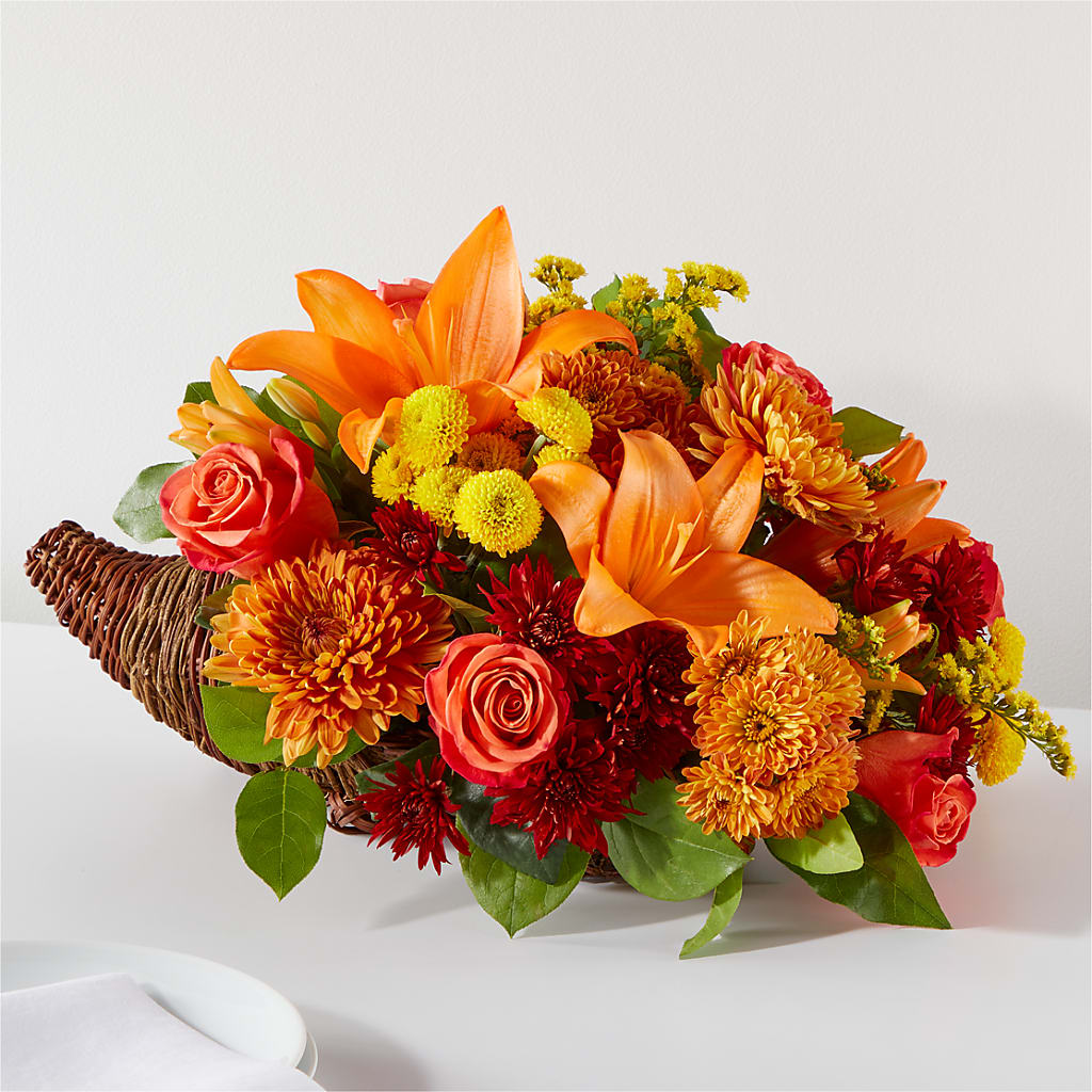 Bouquet of Blessings Cornucopia – Bloom Boutique Ny, Lake Grove NY