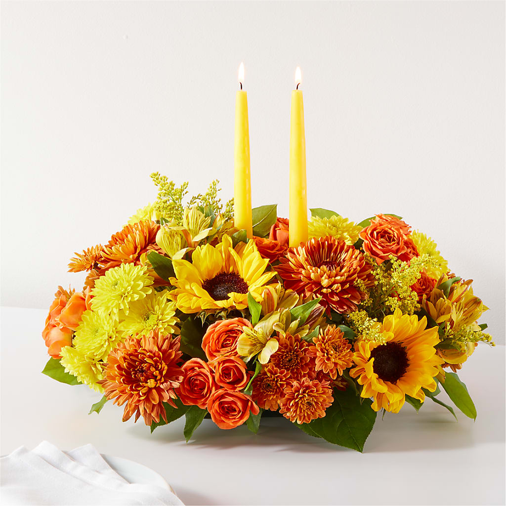 Autumn Harmony Centerpiece – Bloom Boutique Ny, Lake Grove NY