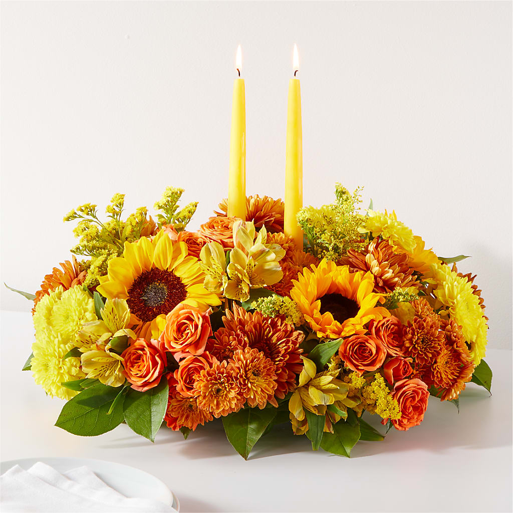 Autumn Harmony Centerpiece – Bloom Boutique Ny, Lake Grove NY