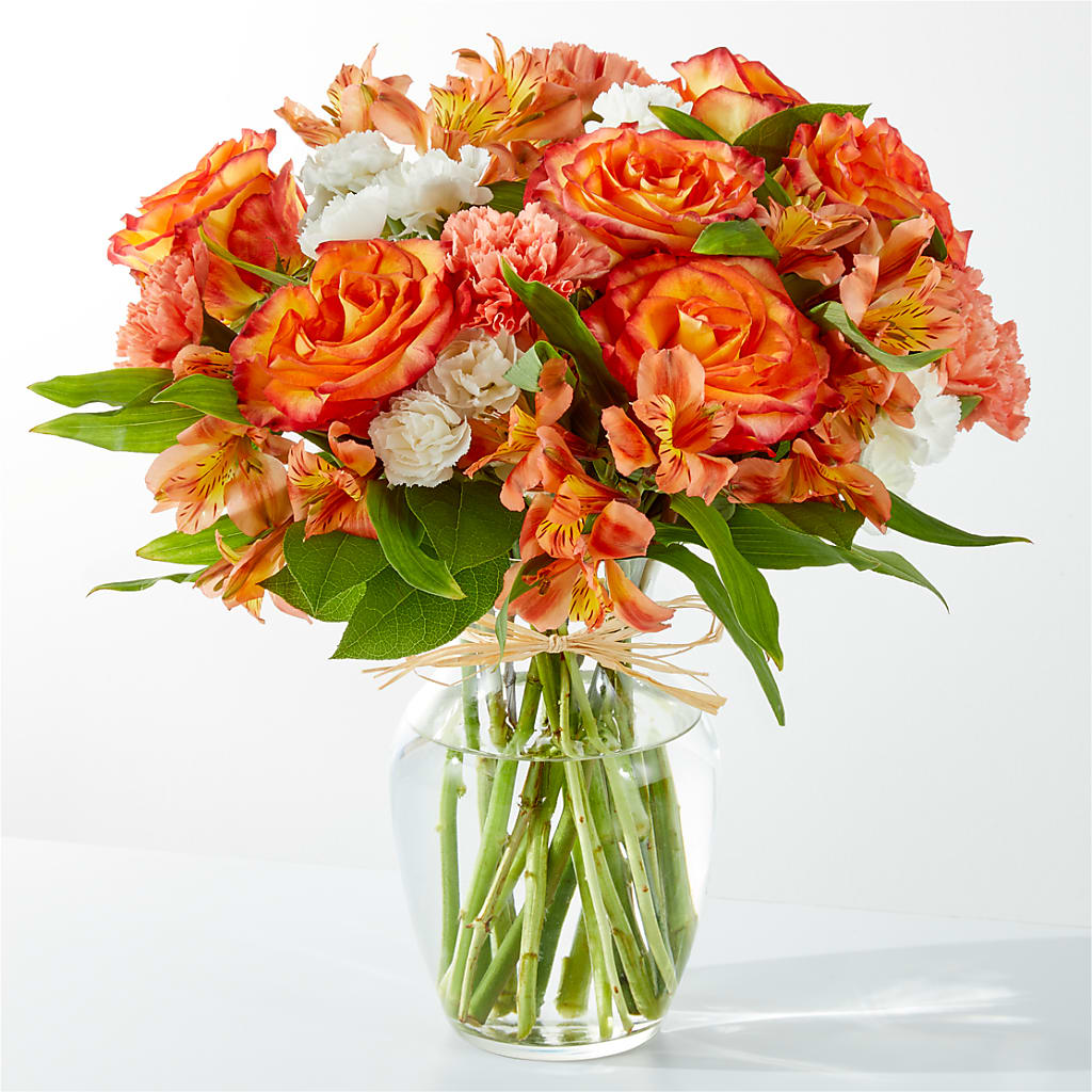 Apricot Glow Bouquet – Bloom Boutique Ny, Lake Grove NY
