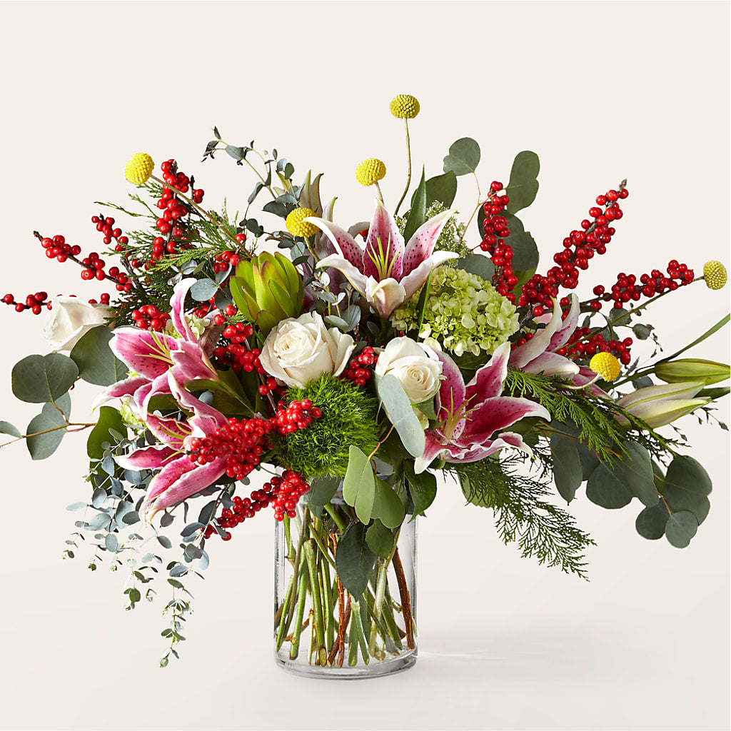 Berry & Bright Bouquet – Bloom Boutique Ny, Lake Grove NY