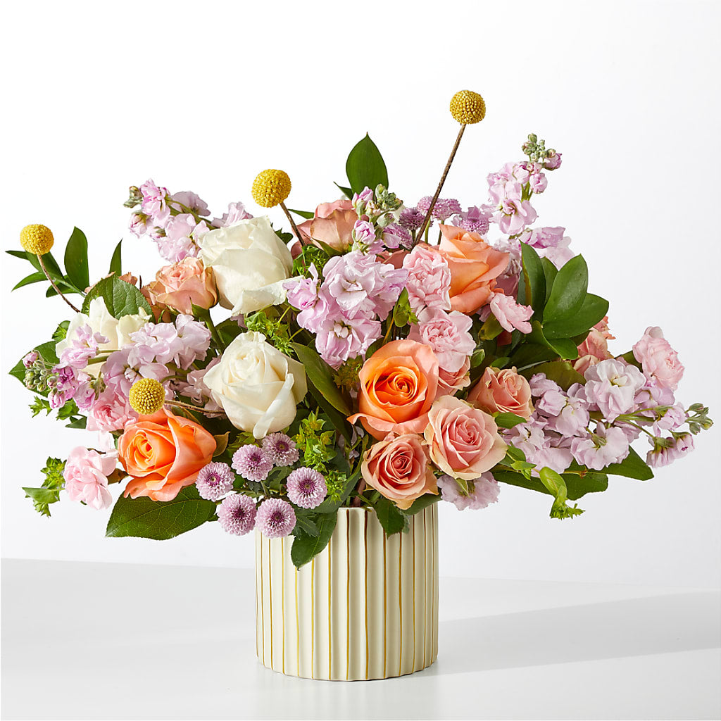 French Market Bouquet with Ivory Vase – Bloom Boutique Ny, Lake Grove NY