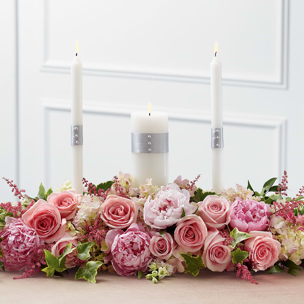 Worldwide Romance Unity Candle Arrangement – Bloom Boutique Ny, Lake Grove NY