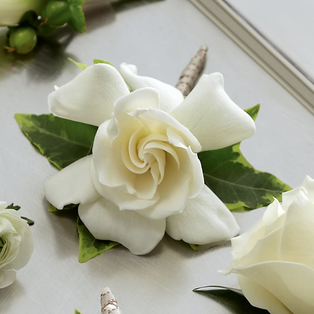 Gardenia Boutonniere – Bloom Boutique Ny, Lake Grove NY