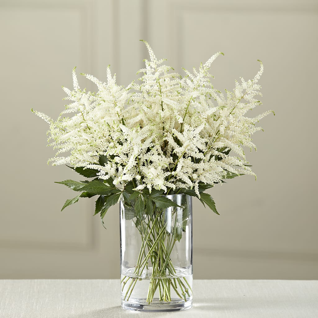 White Astilbe Bouquet – Bloom Boutique Ny, Lake Grove NY