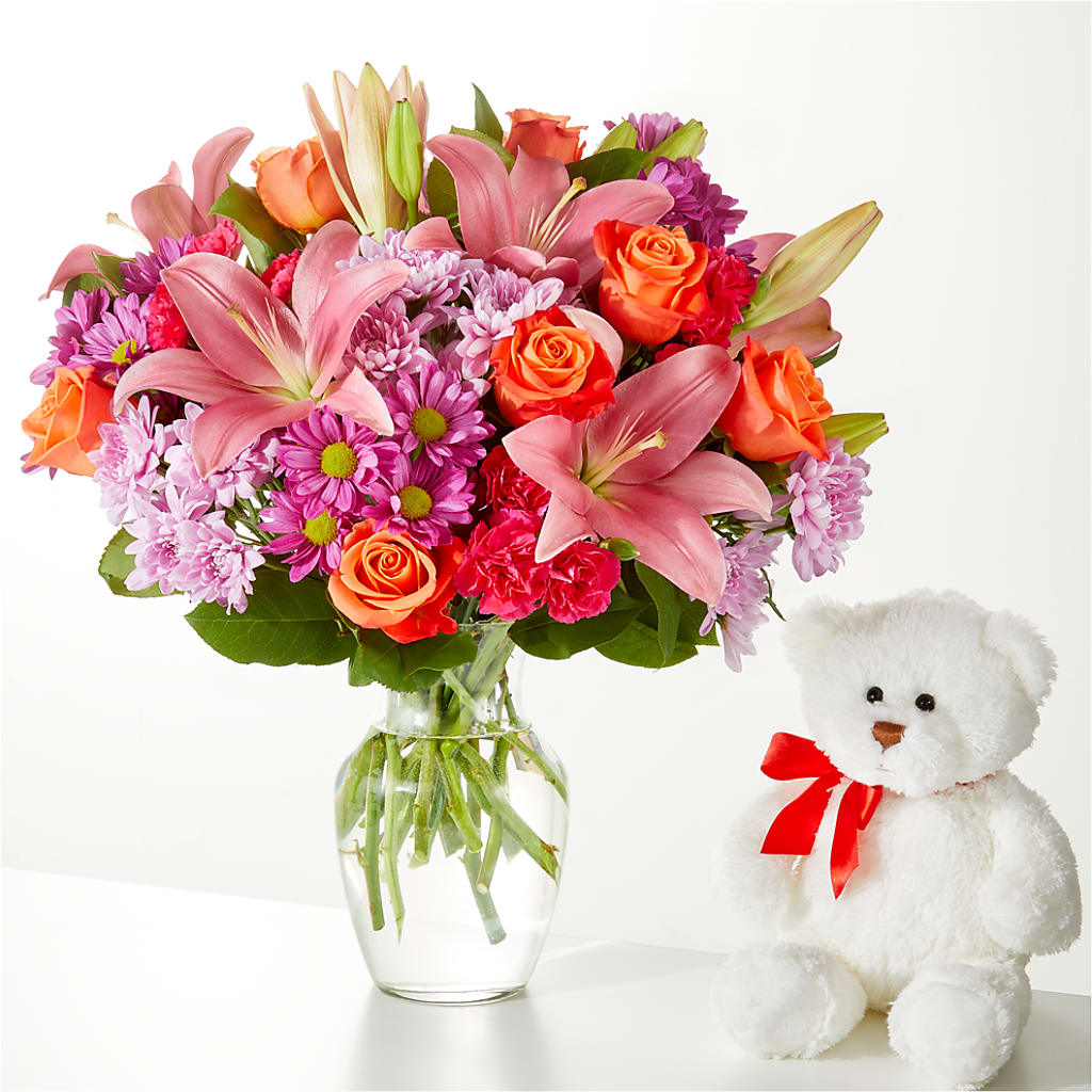 One and Only Bouquet and Bear Bundle –  Bloom Boutique Ny, Lake Grove NY