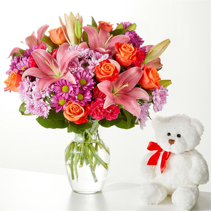 One and Only Bouquet and Bear Bundle –  Bloom Boutique Ny, Lake Grove NY