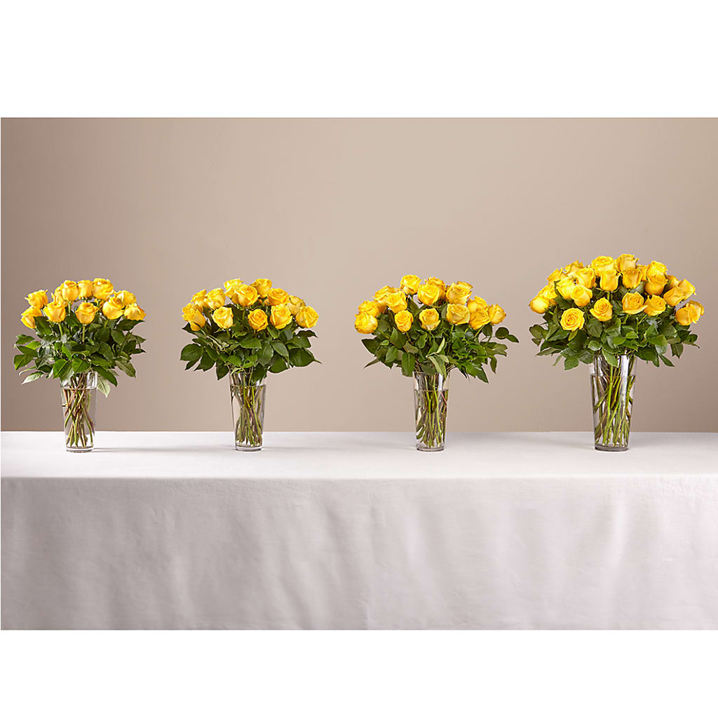 Long Stem Yellow Rose Bouquet –  Bloom Boutique Ny, Lake Grove NY