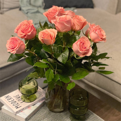 Long Stem Pink Rose Bouquet –  Bloom Boutique Ny, Lake Grove NY