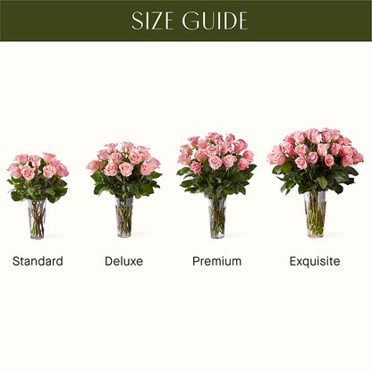 Long Stem Pink Rose Bouquet –  Bloom Boutique Ny, Lake Grove NY