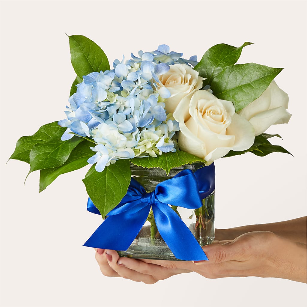 Sky Blue Delight Bouquet –  Bloom Boutique Ny, Lake Grove NY