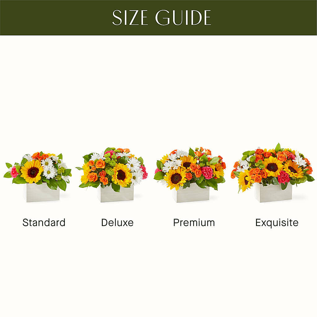 Sun-drenched Blooms Box Bouquet –  Bloom Boutique Ny, Lake Grove NY