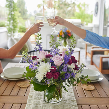Violet Frost Bouquet –  Bloom Boutique Ny, Lake Grove NY