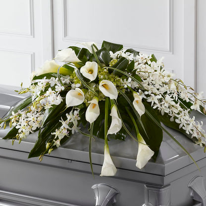 Angel Wings Casket Spray –  Bloom Boutique Ny, Lake Grove NY