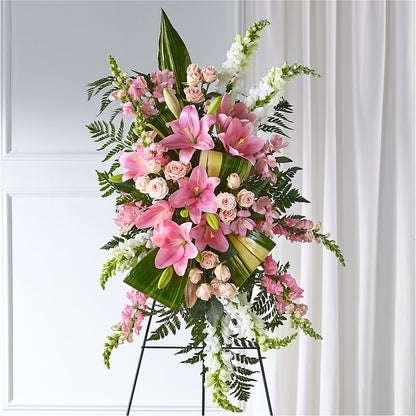 Elegant Embrace Standing Spray –  Bloom Boutique Ny, Lake Grove NY