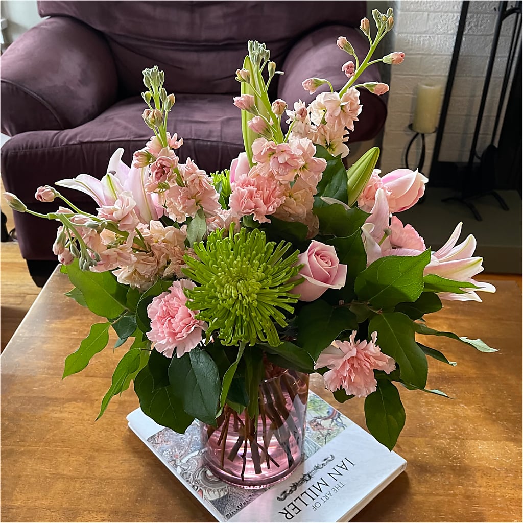 Pretty in Pink Bouquet –  Bloom Boutique Ny, Lake Grove NY