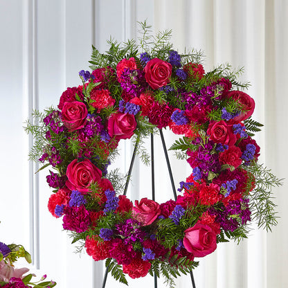 Calming Colors Wreath –  Bloom Boutique Ny, Lake Grove NY