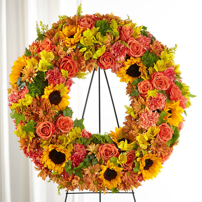 Autumnal Memories Wreath (Standard) –  Bloom Boutique Ny, Lake Grove NY