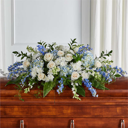 Timeless Essence Casket Spray –  Bloom Boutique Ny, Lake Grove NY