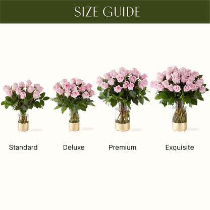 Picture Perfect Pink Rose Bouquet –  Bloom Boutique Ny, Lake Grove NY