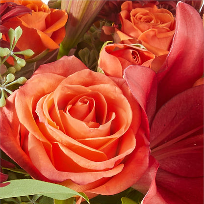 Crimson Leaves Bouquet –  Bloom Boutique Ny, Lake Grove NY