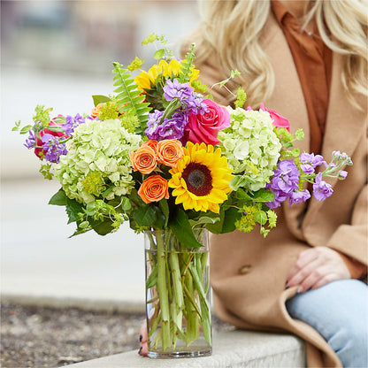 Vibrant Greetings Bouquet –  Bloom Boutique Ny, Lake Grove NY