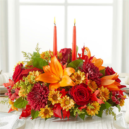 Autumn's Embrace Centerpiece –  Bloom Boutique Ny, Lake Grove NY