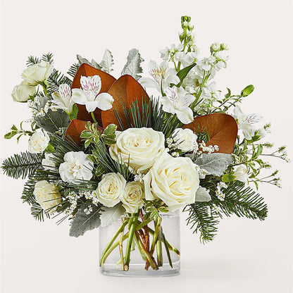 Fresh Snowfall Bouquet –  Bloom Boutique Ny, Lake Grove NY