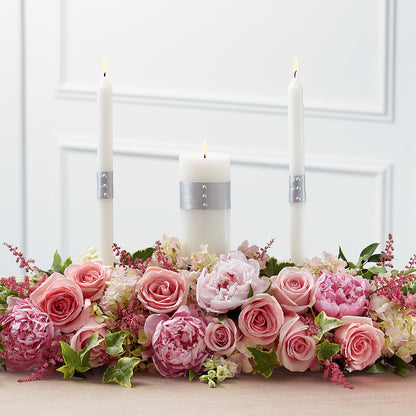 Worldwide Romance Unity Candle Arrangement –  Bloom Boutique Ny, Lake Grove NY